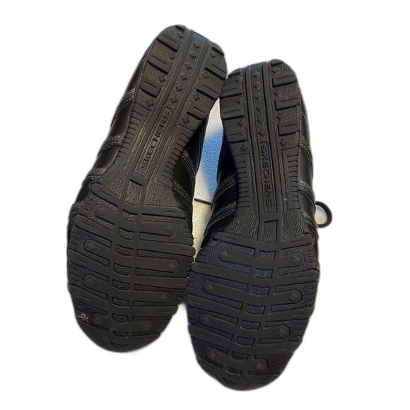 Skechers Women's Originals Bikers Size 10 Black Like New - Picture 4 of 6